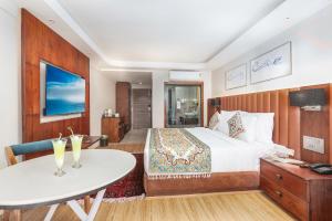 Letto o letti in una camera di Hotel 11 Boulevard