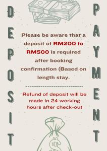 a poster for the exorcism of rrmo to rrmao is required at EkoCheras Cozy Suite by GUESTONIC in Kuala Lumpur