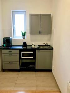 Kuchyň nebo kuchyňský kout v ubytování Fresh house