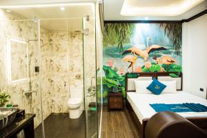 Ένα μπάνιο στο Sky Hotel Bắc Giang