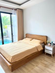 Postel nebo postele na pokoji v ubytování Pool villa Aonang 2 room 2 bedroom