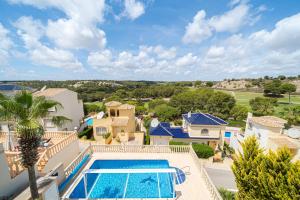 an aerial view of a villa with a swimming pool at Casa Pia in Orihuela Costa