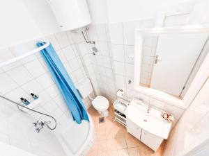 Kúpeľňa v ubytovaní Umag center seafront seaview old town apartment 1
