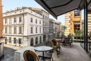 Balkón alebo terasa v ubytovaní Wyndham Grand Krakow Old Town