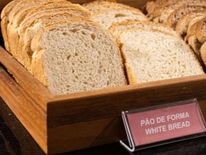 a loaf of bread on a display in a store at ibis Barra do Garcas in Barra do Garças