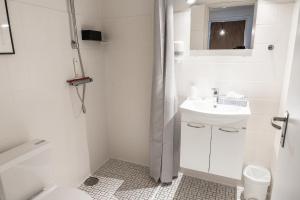 Koupelna v ubytování Hotel Herning