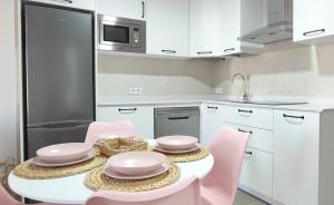 Una cocina o zona de cocina en Alojamientos Rurales Las Candelas