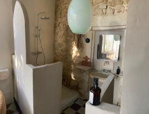 Kylpyhuone majoituspaikassa Manoir des Sources