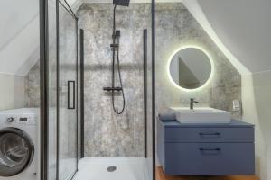 Kylpyhuone majoituspaikassa Apartament Gran