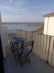 Balkón nebo terasa v ubytování Grand studio avec balcon en bord de mer