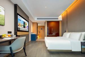 Posezení v ubytování Atour Hotel Meizhou West Station R&F Center