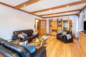 Posezení v ubytování Ferienwohnung Busch