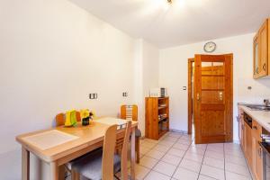 Kuchyň nebo kuchyňský kout v ubytování Ferienwohnung Busch