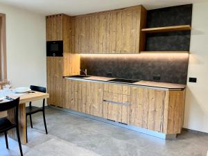 Kuchyň nebo kuchyňský kout v ubytování Chalet Girasole