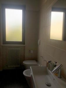 Koupelna v ubytování Casa Paslawski
