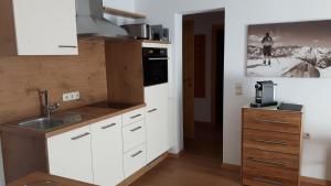 Kuchyň nebo kuchyňský kout v ubytování Alpen Apartments Zell am See