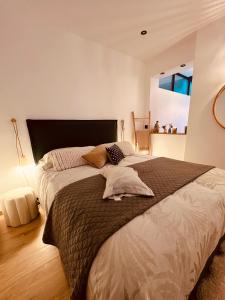 Cama o camas de una habitación en Chez bobinette