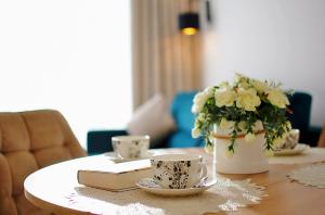 Posedenie v ubytovaní Apartament Lux I , Kołobrzeg Aqua Polanki , Baseny , Sauny , Siłownia