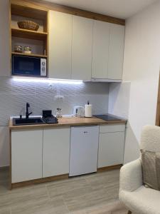 Cucina o angolo cottura di Apartman Enigma