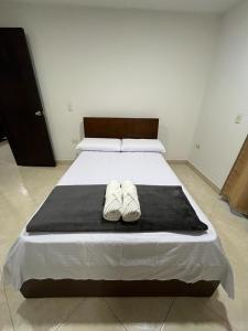 Postel nebo postele na pokoji v ubytování Penthouse San Rafael
