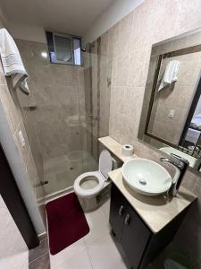 Koupelna v ubytování Penthouse San Rafael