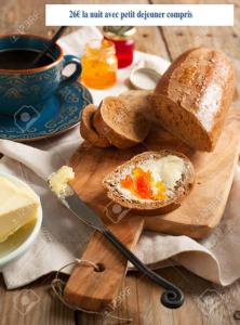 Možnosti snídaně pro hosty v ubytování Gite la découverte petit déjeuner offert