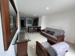 Posezení v ubytování Penthouse San Rafael