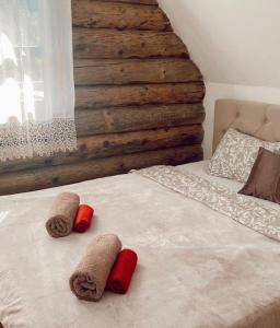 Ein Bett oder Betten in einem Zimmer der Unterkunft Green Hill