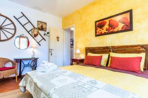 Postel nebo postele na pokoji v ubytování B&B Grano e Lavanda