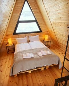 Posteľ alebo postele v izbe v ubytovaní Welcome Cottage