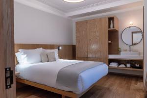 Кровать или кровати в номере Casa Decu
