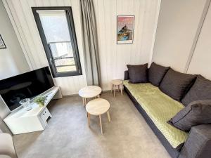 Część wypoczynkowa w obiekcie Chalet de standing, 7 couchages, piscine chauffée, proche plage et commerces, WIFI inclus - FR-1-361-463