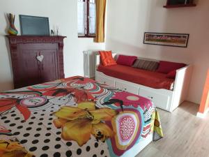 Postel nebo postele na pokoji v ubytování Le Tre Arti