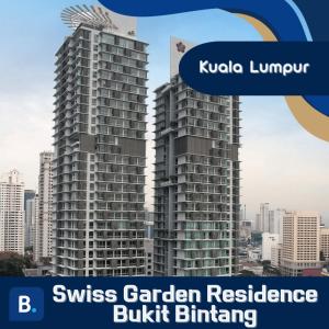 a rendering of the swiss garden residence bullet building at Swiss Garden Residence Bukit Bintang in Kuala Lumpur