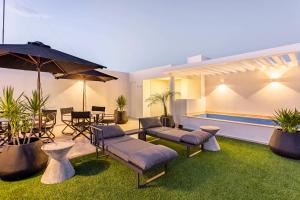 Posezení v ubytování Condo in Playa del Carmen Mayakoba