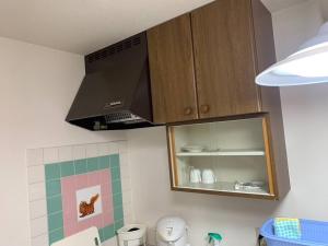 フューデイズコンドミニアム定山渓102号室的厨房或小厨房