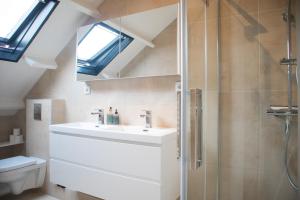 Koupelna v ubytování Tureluur - Boulevard de Wielingen 13b - Cadzand-Bad + 15 fotografií