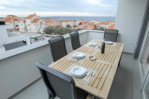 Balkón nebo terasa v ubytování Apartments Tomana
