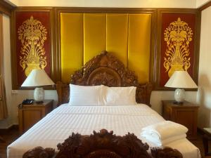 Postel nebo postele na pokoji v ubytování Pingviman Hotel