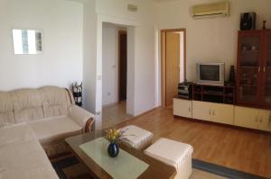 Μια τηλεόραση ή/και κέντρο ψυχαγωγίας στο Apartments Markotic