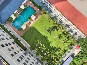Zahrada ubytování Nesta Hotel Da Nang + 101 fotografií