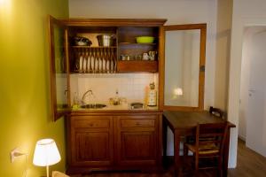 Kuchyň nebo kuchyňský kout v ubytování Albergo Diffuso Borgo Retrosi di Amatrice
