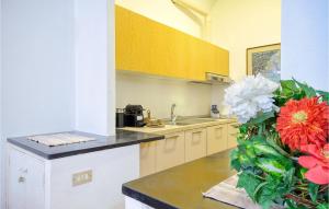 Dapur atau dapur kecil di Lovely Apartment In Camogli With Wi-Fi