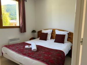 Postel nebo postele na pokoji v ubytování Olydea Montbrun-les-Bains + 32 fotografií