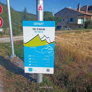 Certifikát, hodnocení, plakát nebo jiný dokument vystavený v ubytování Olydea Montbrun-les-Bains