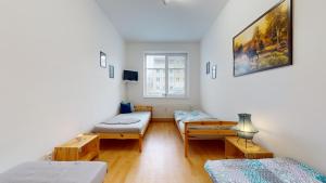 Posteľ alebo postele v izbe v ubytovaní Apartmán Topolová 912B