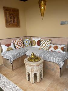 Istumisnurk majutusasutuses Le Riad Private Pool Piscine privée