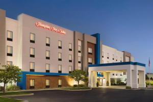 a rendering of the front of a hotel at Hampton Inn & Suites York South in York