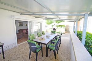 Balkón nebo terasa v ubytování Holiday House Jasna