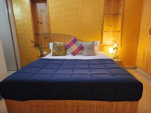 Postel nebo postele na pokoji v ubytování Golden castle